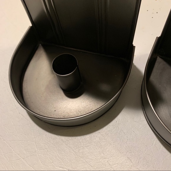 #SOLD# SCONCES Antique Handmade Crimped Metal - Picture 5 of 9